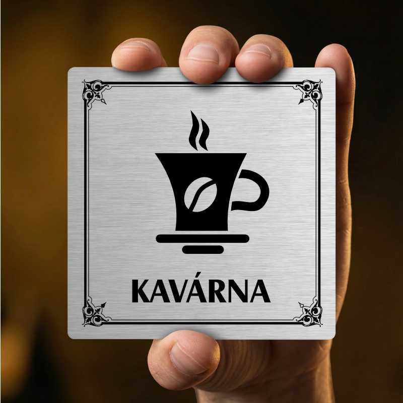 Kavárna, 100x100mm, bílá, Arizona